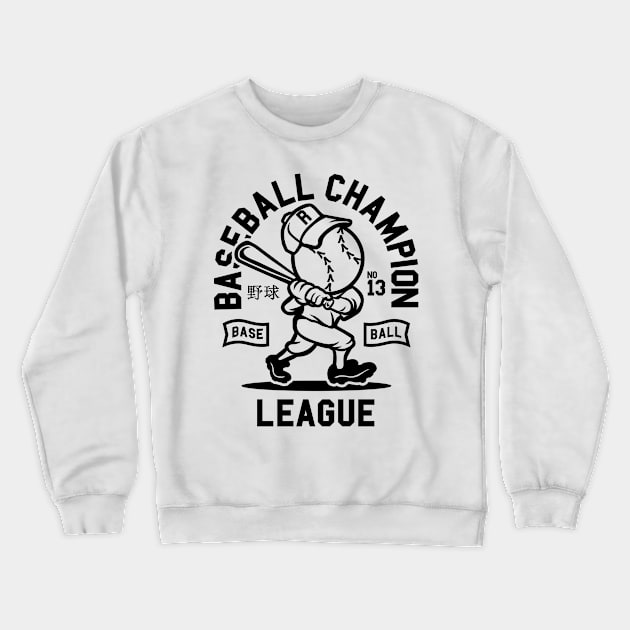 Baseball heroes Crewneck Sweatshirt by Superfunky